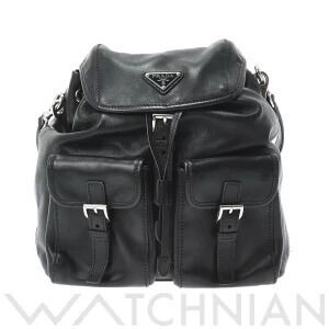 Prada Black Soft Calfskin Shoulder Bag